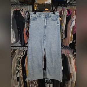 American Eagle Outfitters Light Blue Wide Leg Jeans
